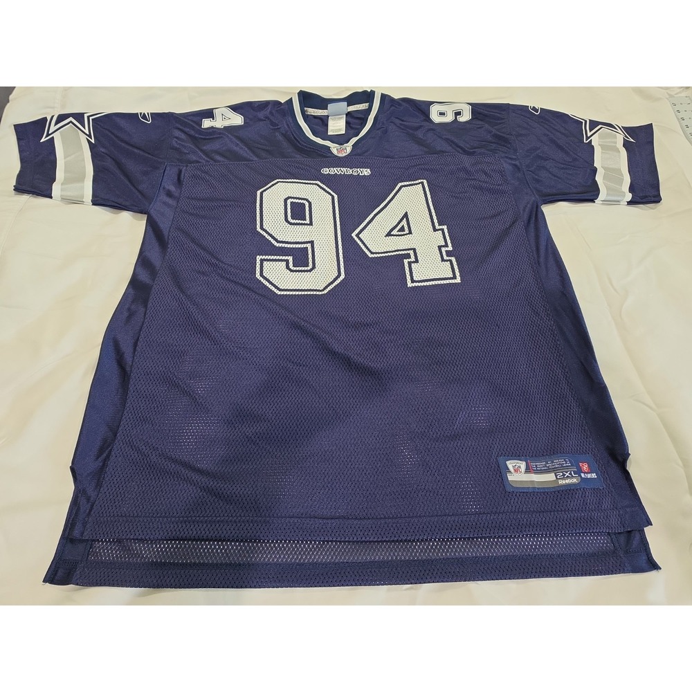 Vintage Dallas Cowboys #94 DeMarcus Ware Stitched Reebok On Field Jersey.